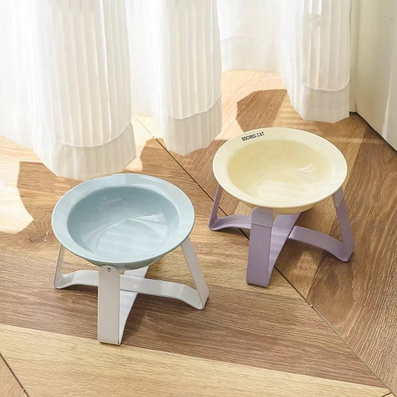 Керамична котешка купичка за храна (Материал: керамика; Подходяща за: котки; Категория: храна за домашни любимци)