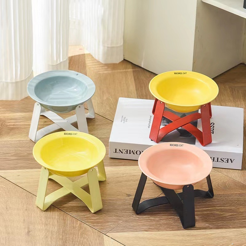 Керамична котешка купичка за храна (Материал: керамика; Подходяща за: котки; Категория: храна за домашни любимци)