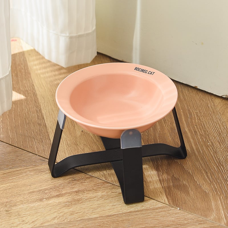 Керамична котешка купичка за храна (Материал: керамика; Подходяща за: котки; Категория: храна за домашни любимци)