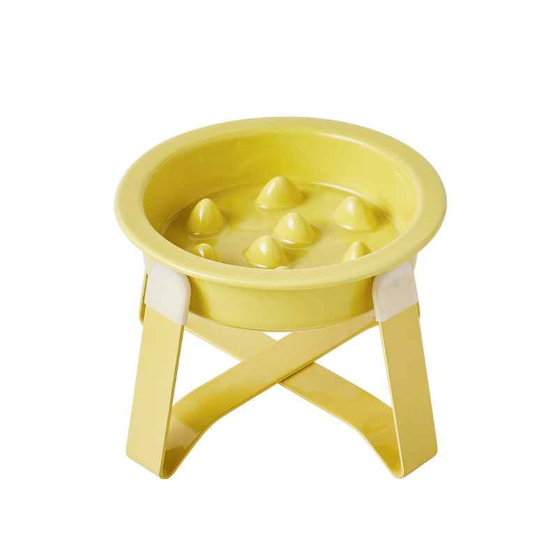 Keramikas kaķu lēnas barošanas bļoda — pret aizrīšanos, viegli tīrāma, atsevišķs dizains