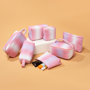 Kosmētikas somiņa kubveida formā, poliesteris, Symphony sērija 350-351-352-354-355, daudzfunkcionāls ceļojumu un grims organizētājs