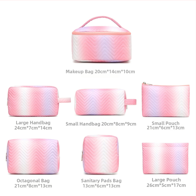 Kosmētikas somiņa kubveida formā, poliesteris, Symphony sērija 350-351-352-354-355, daudzfunkcionāls ceļojumu un grims organizētājs