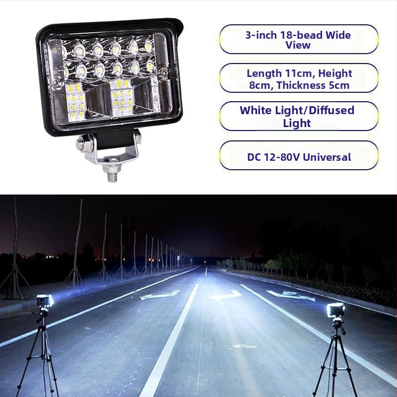 Kamion LED reflektor 12–24V anti-fog fény, Modell 1, Kompatibilis 1 modellel — Tianzhiba