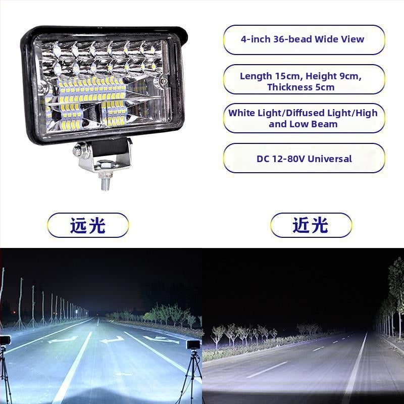 Kamion LED reflektor 12–24V anti-fog fény, Modell 1, Kompatibilis 1 modellel — Tianzhiba