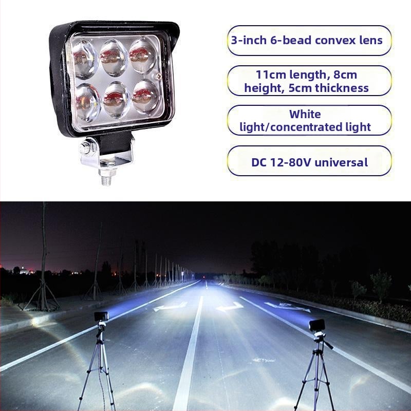 Kamion LED reflektor 12–24V anti-fog fény, Modell 1, Kompatibilis 1 modellel — Tianzhiba