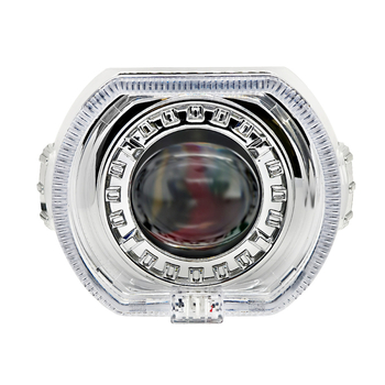 Devil Eye LED priekinis žibintas motociklui su integruota lęšiu, IP68, 25W, 9-60V, 3000 lm