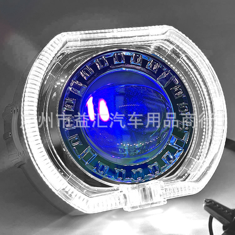 Devil Eye LED priekinis žibintas motociklui su integruota lęšiu, IP68, 25W, 9-60V, 3000 lm