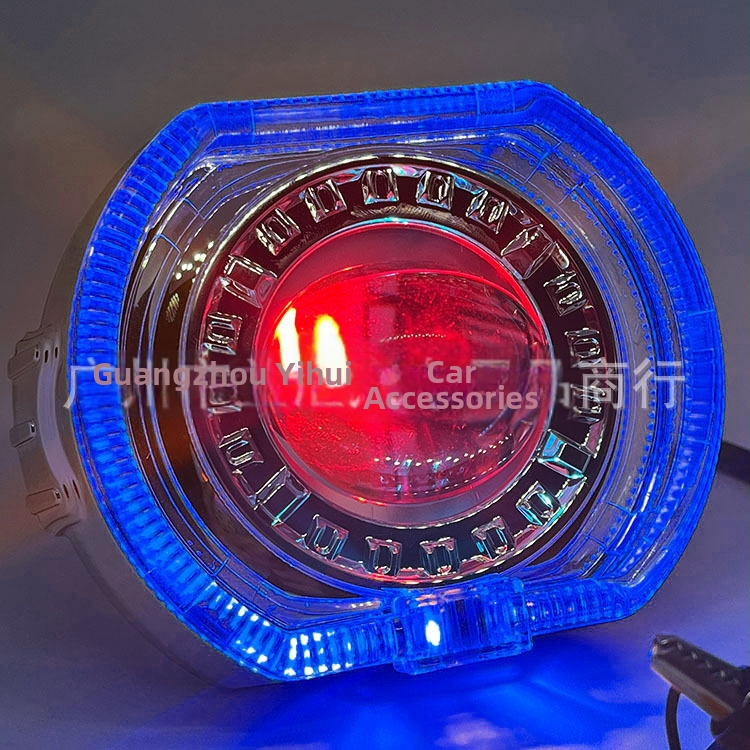 Devil Eye LED priekinis žibintas motociklui su integruota lęšiu, IP68, 25W, 9-60V, 3000 lm