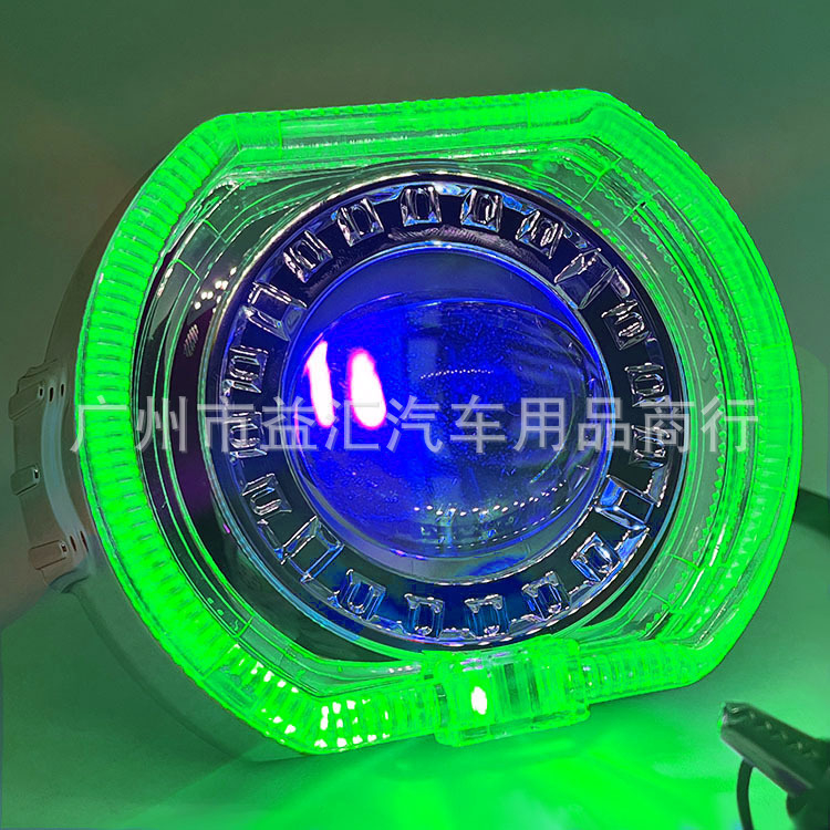 Devil Eye LED priekinis žibintas motociklui su integruota lęšiu, IP68, 25W, 9-60V, 3000 lm