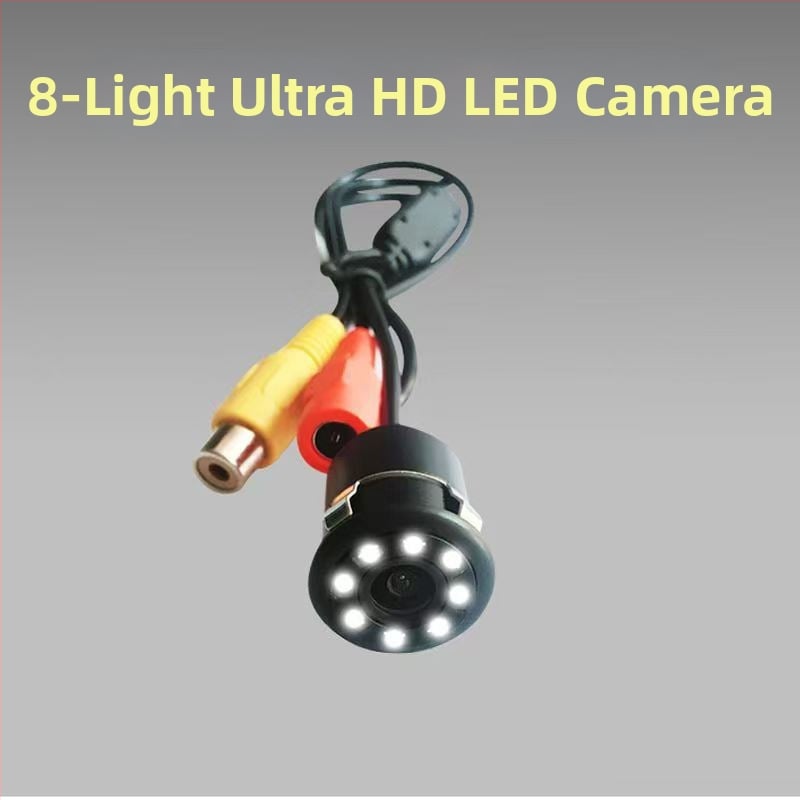 Автомобилна камера за монтаж за задно виждане с инфрачервено нощно виждане, CCD сенсор, водоустойчива, 12V захранване