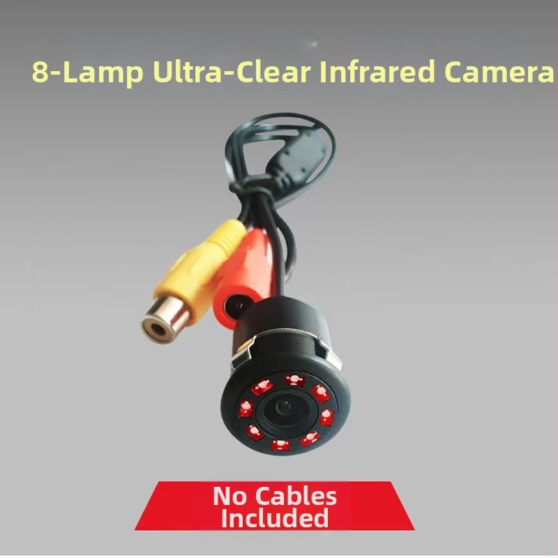 Автомобилна камера за монтаж за задно виждане с инфрачервено нощно виждане, CCD сенсор, водоустойчива, 12V захранване