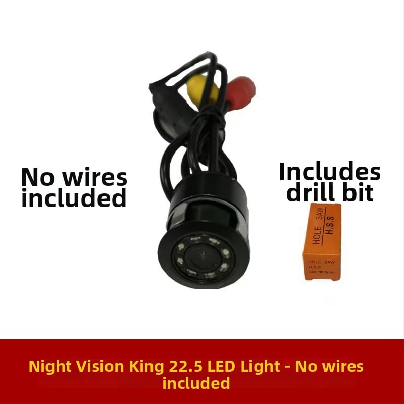 Автомобилна камера за монтаж за задно виждане с инфрачервено нощно виждане, CCD сенсор, водоустойчива, 12V захранване