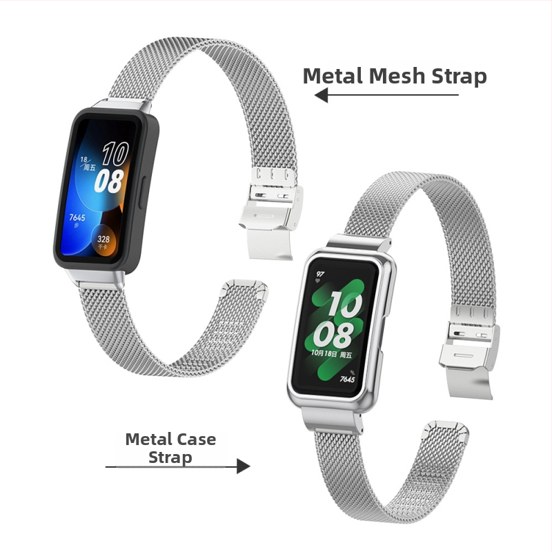 Nerđajući čelik Milanese kopča remen za Huawei Band 9/10 s mehanizmom brzog otpuštanja