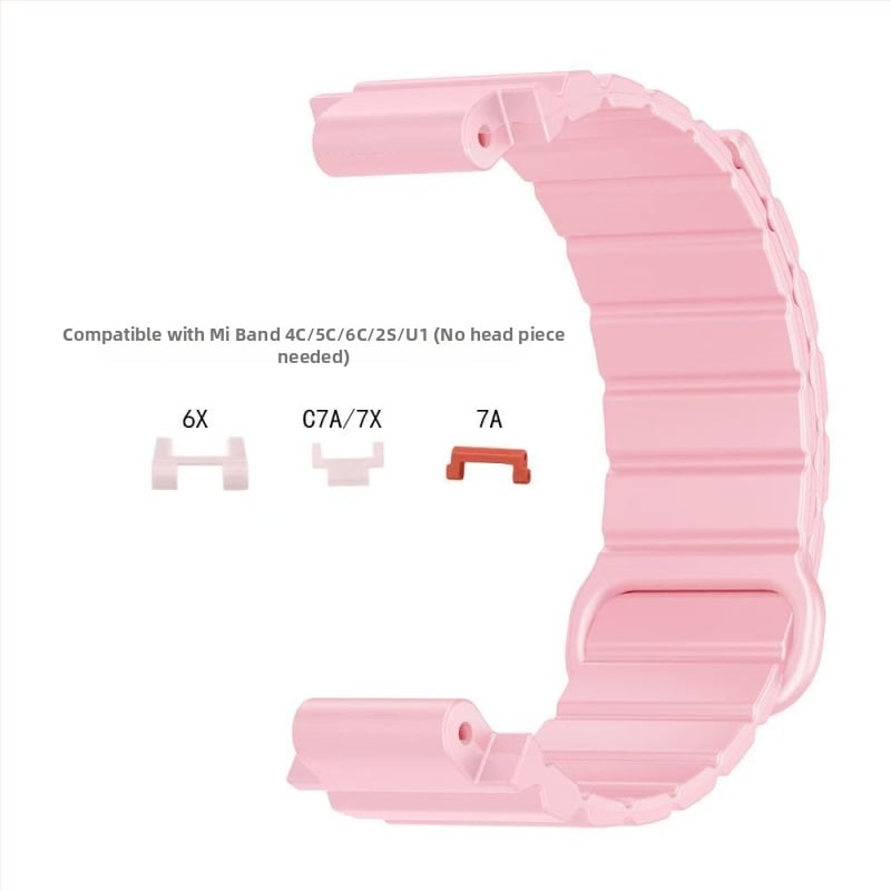 HW silikona magnētiskā siksna bērnu pulksteņiem Mi Tu 4C/5C/6C/2S/U1/6X/C7A/7X