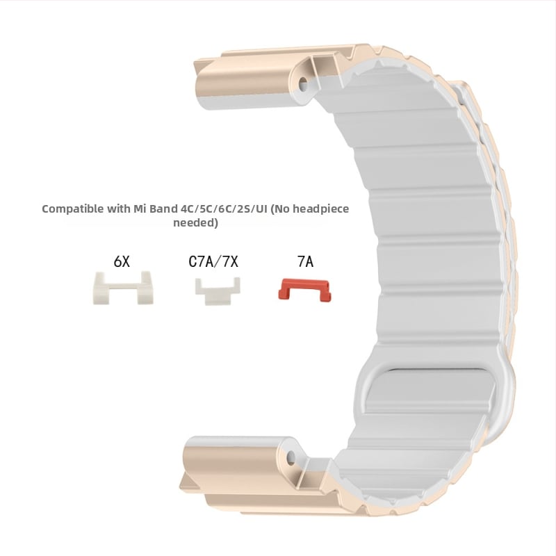 HW silikona magnētiskā siksna bērnu pulksteņiem Mi Tu 4C/5C/6C/2S/U1/6X/C7A/7X