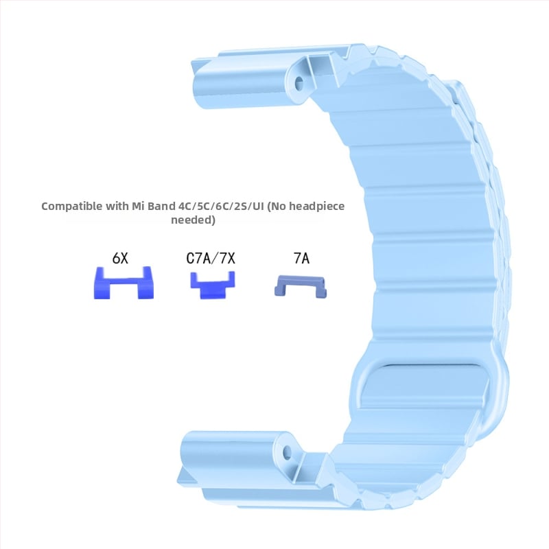 HW silikona magnētiskā siksna bērnu pulksteņiem Mi Tu 4C/5C/6C/2S/U1/6X/C7A/7X