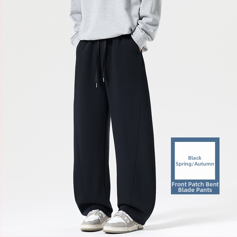 Αντρικά παντελόνια Scimitar, ίσια γραμμή, cropped μήκος, ελαστική μέση, χοντρό φλίς, χειμερινά αθλητικά