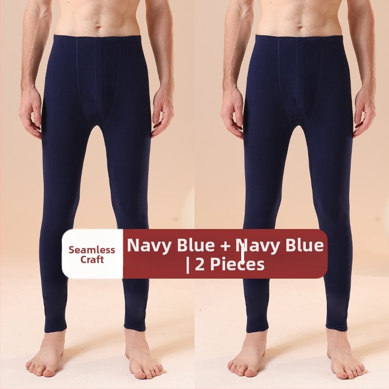 Vīriešu bezšuvju termālās bikses ziemai | Poliesteris; augsts viduklis; auduma svars 181–200 g/m2; uztur siltumu