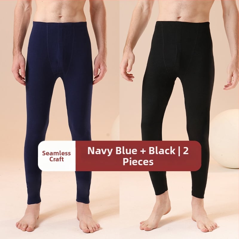 Vīriešu bezšuvju termālās bikses ziemai | Poliesteris; augsts viduklis; auduma svars 181–200 g/m2; uztur siltumu