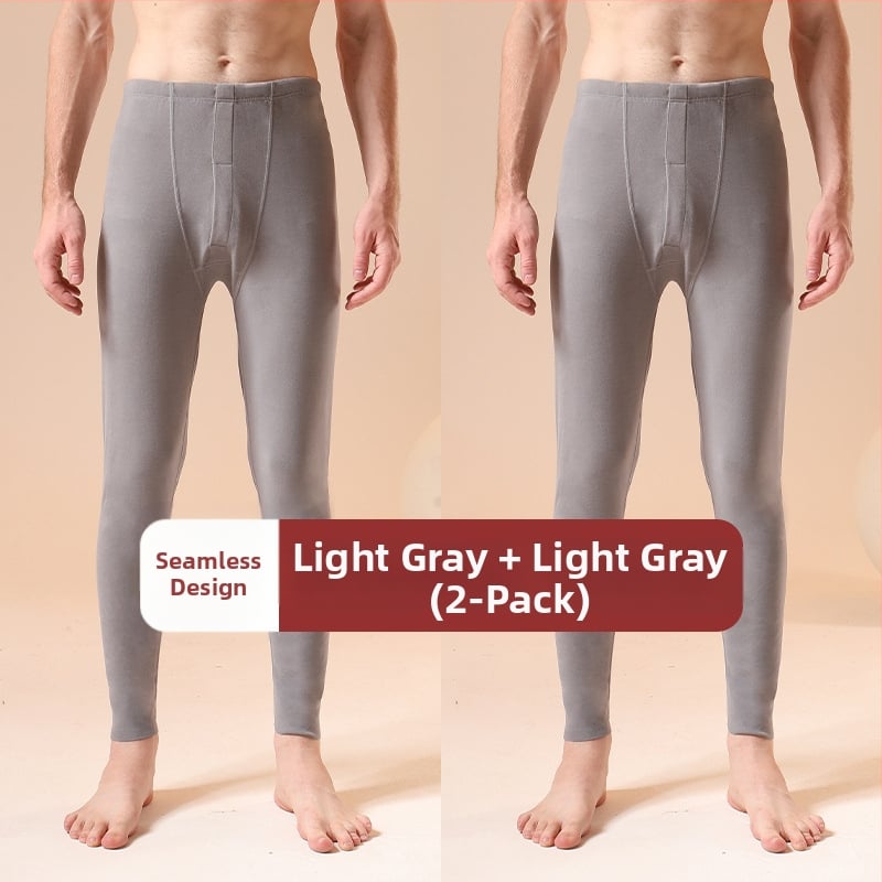 Vīriešu bezšuvju termālās bikses ziemai | Poliesteris; augsts viduklis; auduma svars 181–200 g/m2; uztur siltumu