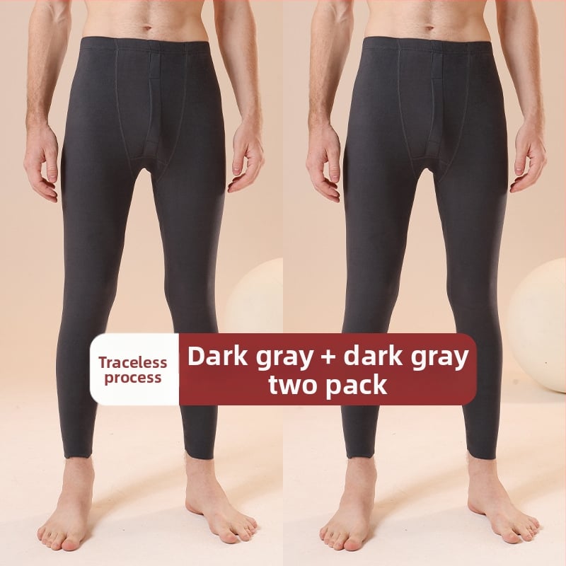 Vīriešu bezšuvju termālās bikses ziemai | Poliesteris; augsts viduklis; auduma svars 181–200 g/m2; uztur siltumu