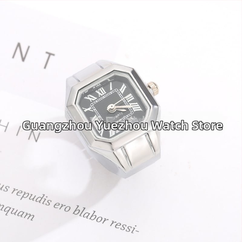 Sieviešu pulkstenis ar kvadrātveida cifernīku, kvarts kustība z618, nerūsējošā tērauda siksna, sakausējuma korpuss, retro stils