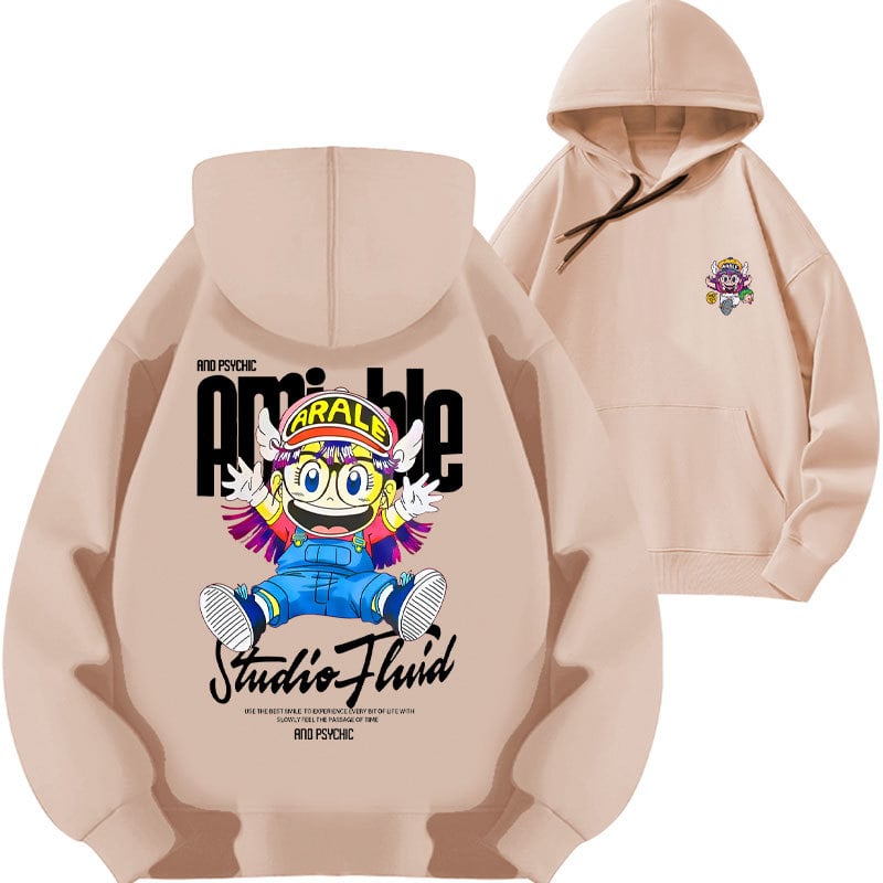 Vīriešu kapuces džemperis ar apdruku, brīvā piegriezuma, kokvilna 81–90%, rudens sezonai