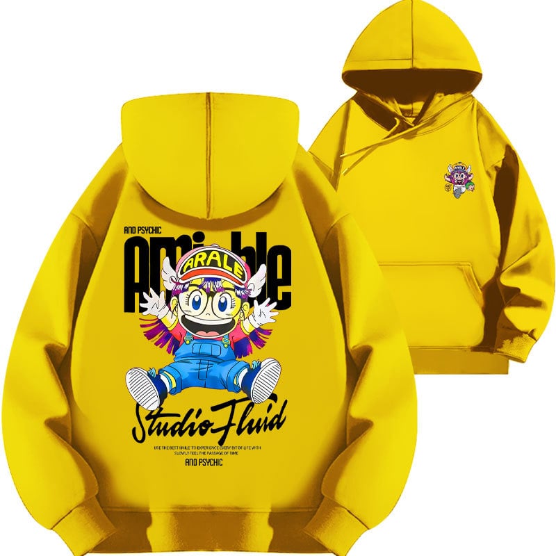 Vīriešu kapuces džemperis ar apdruku, brīvā piegriezuma, kokvilna 81–90%, rudens sezonai