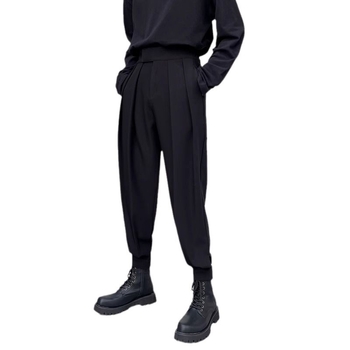 Vyrinės kasdieninės kelnės su fliso įdėklu, vidurio juosmens, tiesus kirpimas, blauzdelė iki kulkšnies, užtrauktukas