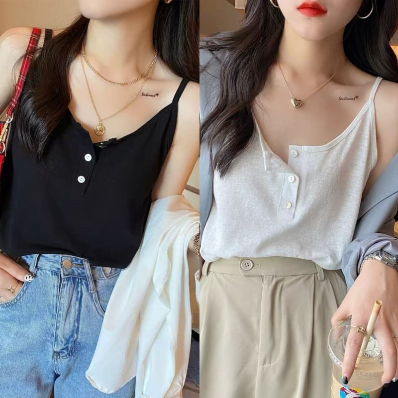 Top camisol pentru femei - amestec poliester-elastan, guler înalt, croială în formă de A, lungime scurtă, stil sexy casual