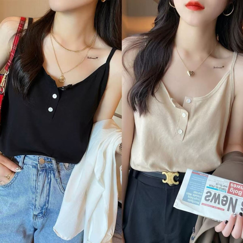 Top camisol pentru femei - amestec poliester-elastan, guler înalt, croială în formă de A, lungime scurtă, stil sexy casual