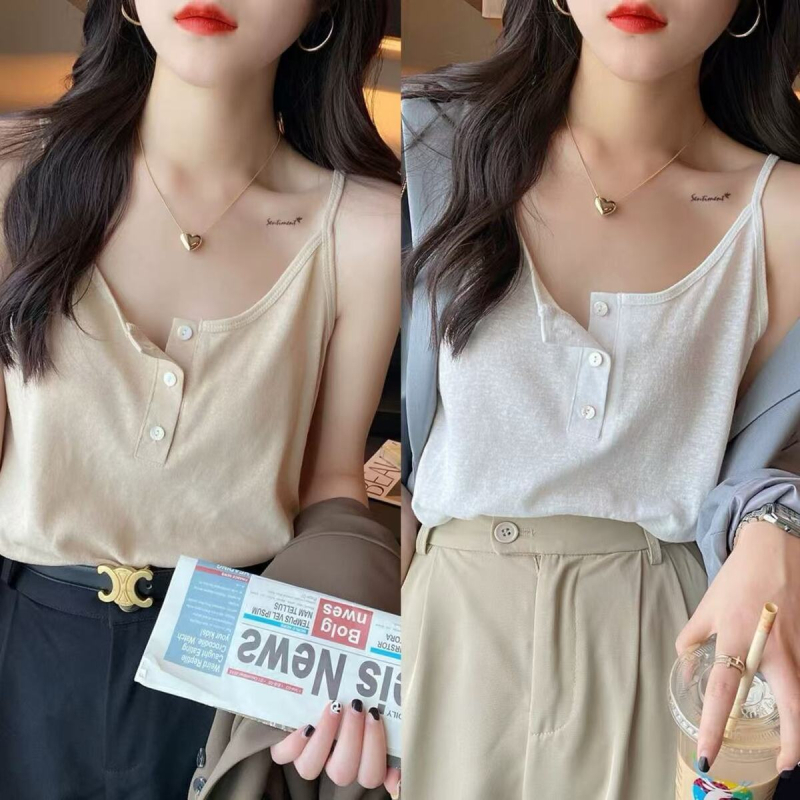 Top camisol pentru femei - amestec poliester-elastan, guler înalt, croială în formă de A, lungime scurtă, stil sexy casual