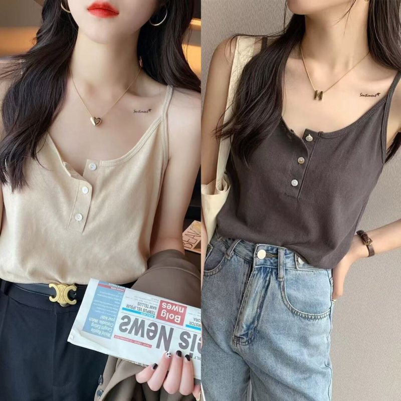 Top camisol pentru femei - amestec poliester-elastan, guler înalt, croială în formă de A, lungime scurtă, stil sexy casual