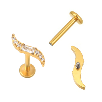 G23 titán köldökgyűrű, geometriai dizájn, egyszerű női stílus