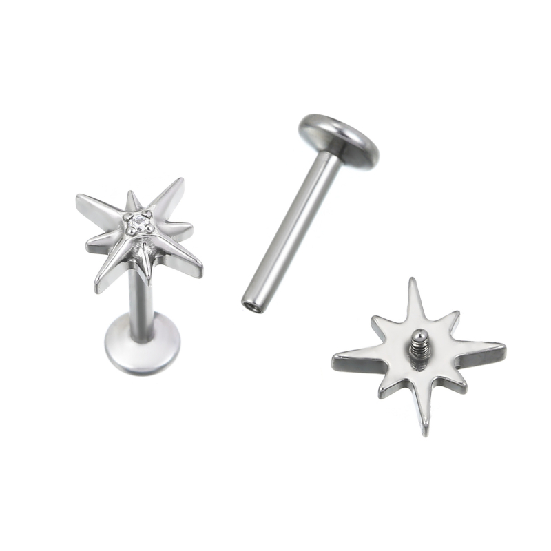 G23 titán köldökgyűrű, geometriai dizájn, egyszerű női stílus