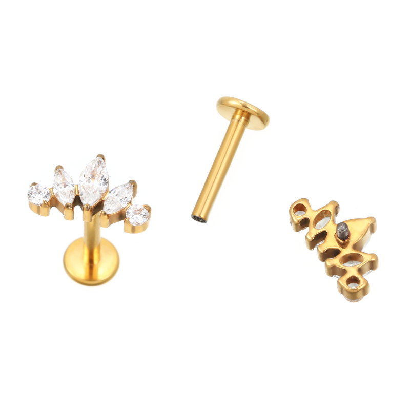 G23 titán köldökgyűrű, geometriai dizájn, egyszerű női stílus