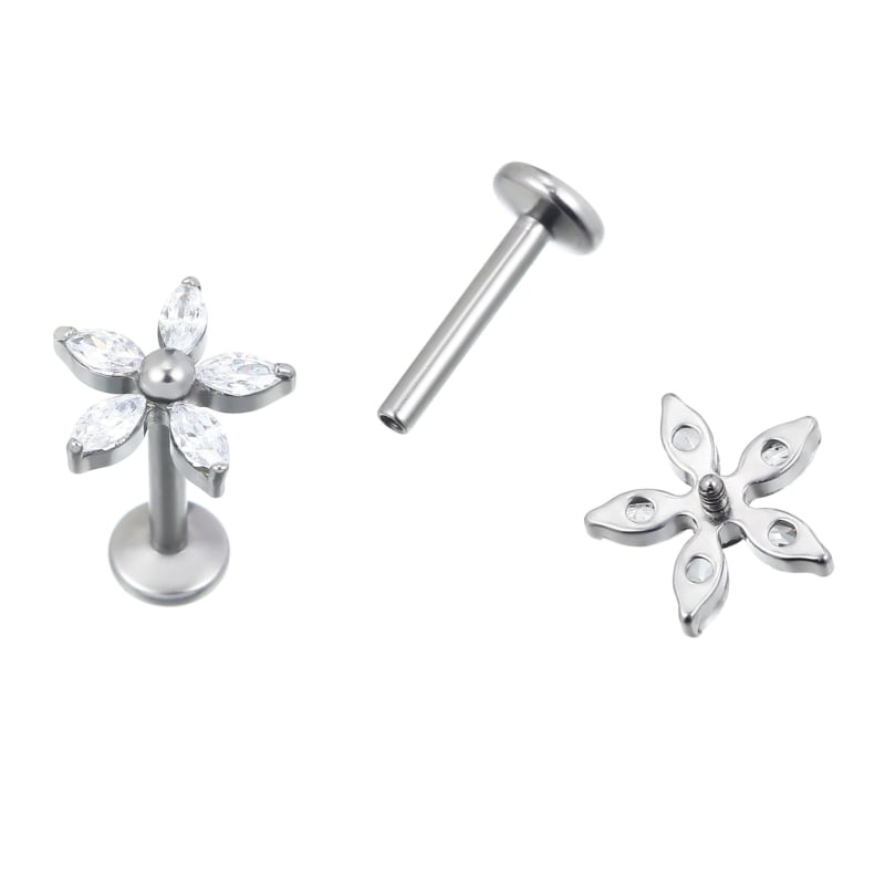 G23 titán köldökgyűrű, geometriai dizájn, egyszerű női stílus