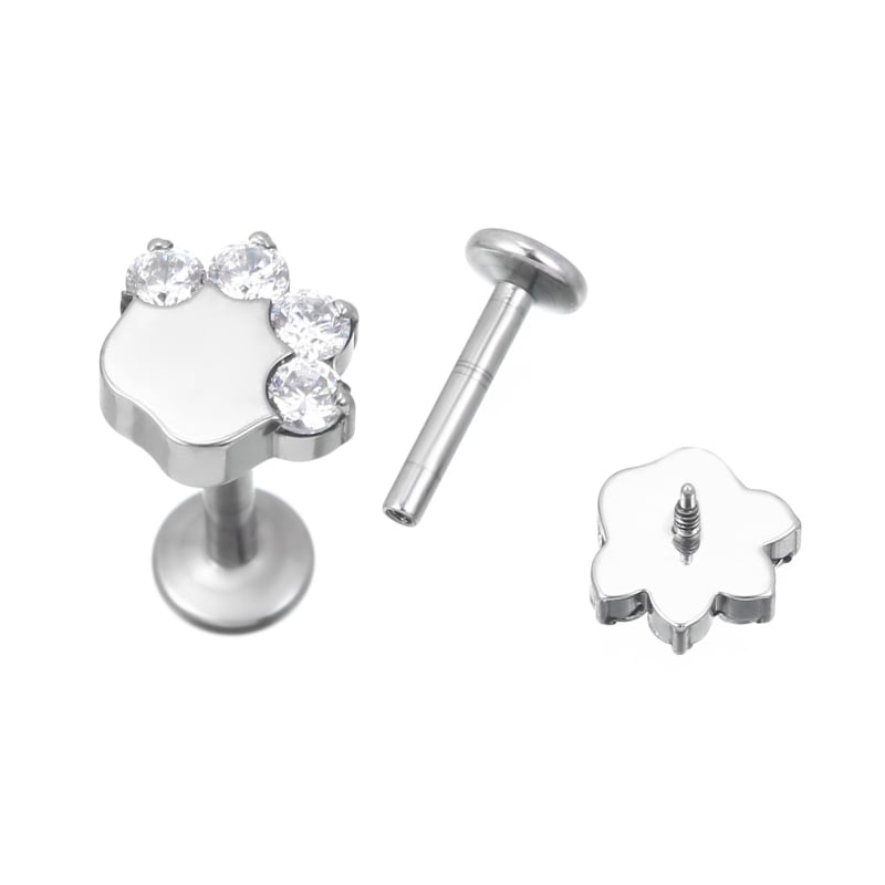 G23 titán köldökgyűrű, geometriai dizájn, egyszerű női stílus