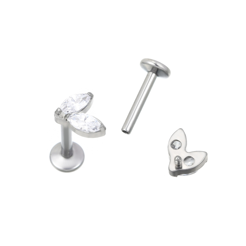 G23 titán köldökgyűrű, geometriai dizájn, egyszerű női stílus