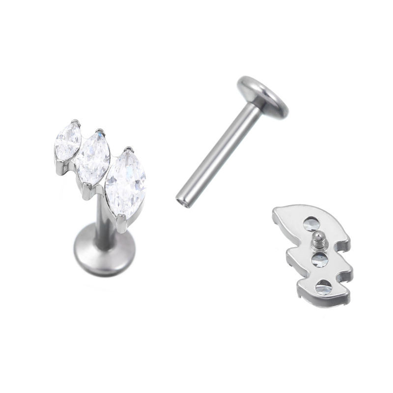 G23 titán köldökgyűrű, geometriai dizájn, egyszerű női stílus