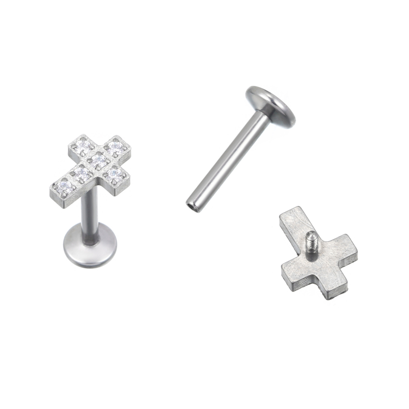 G23 titán köldökgyűrű, geometriai dizájn, egyszerű női stílus