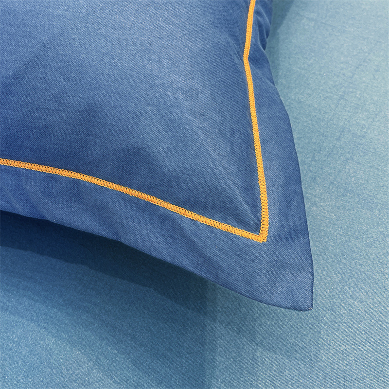 Jastučnica Yan yufei – 100% pamuk, tkanina s 80 niti, twill tkanina, reactive print i bojanje, moderan minimalistički stil