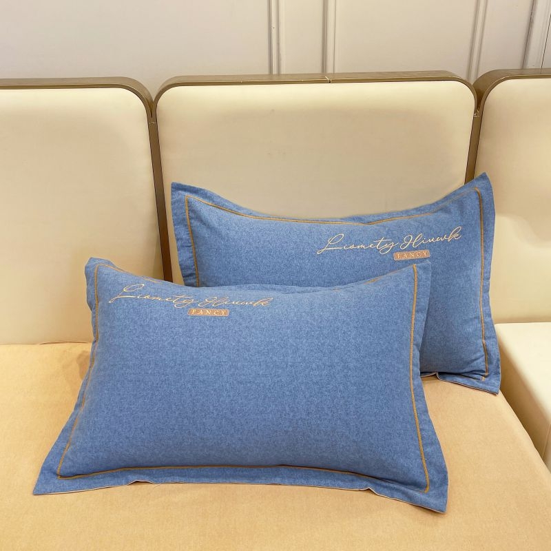 Jastučnica Yan yufei – 100% pamuk, tkanina s 80 niti, twill tkanina, reactive print i bojanje, moderan minimalistički stil