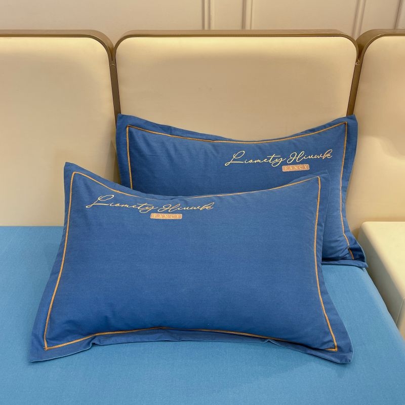 Jastučnica Yan yufei – 100% pamuk, tkanina s 80 niti, twill tkanina, reactive print i bojanje, moderan minimalistički stil