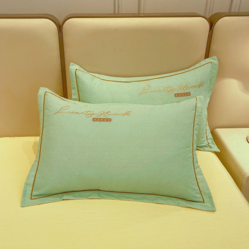 Jastučnica Yan yufei – 100% pamuk, tkanina s 80 niti, twill tkanina, reactive print i bojanje, moderan minimalistički stil