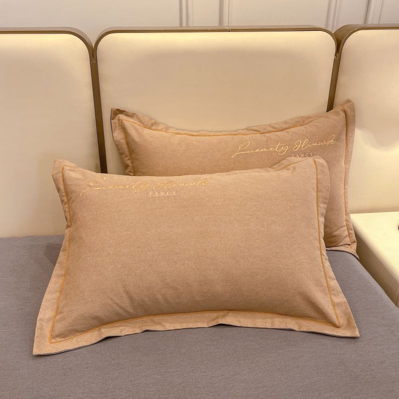 Jastučnica Yan yufei – 100% pamuk, tkanina s 80 niti, twill tkanina, reactive print i bojanje, moderan minimalistički stil