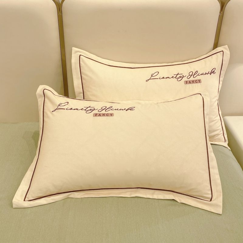 Jastučnica Yan yufei – 100% pamuk, tkanina s 80 niti, twill tkanina, reactive print i bojanje, moderan minimalistički stil