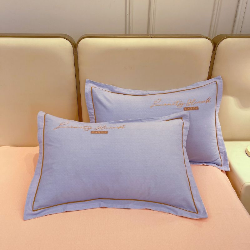 Jastučnica Yan yufei – 100% pamuk, tkanina s 80 niti, twill tkanina, reactive print i bojanje, moderan minimalistički stil