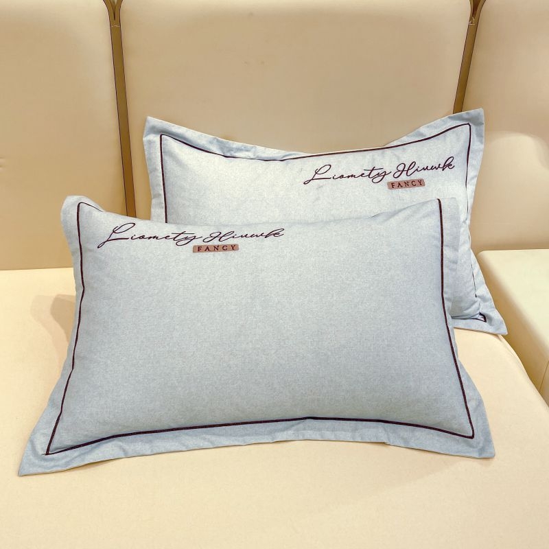 Jastučnica Yan yufei – 100% pamuk, tkanina s 80 niti, twill tkanina, reactive print i bojanje, moderan minimalistički stil