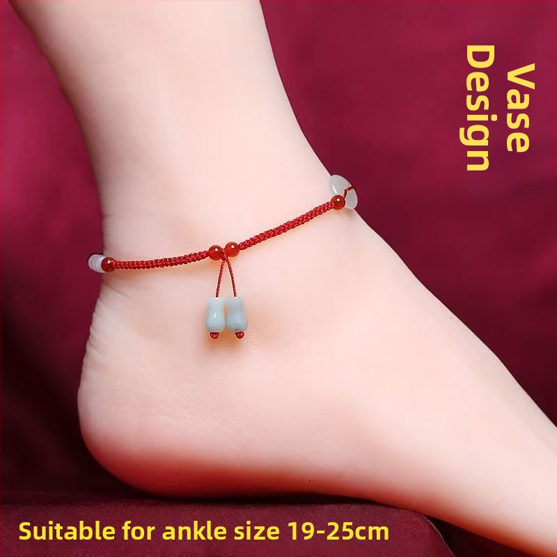 Nefrito kulkšnies apyrankė, interneto žvaigždžių stilius, gyvūnų zodiako motyvas, žiema 2023